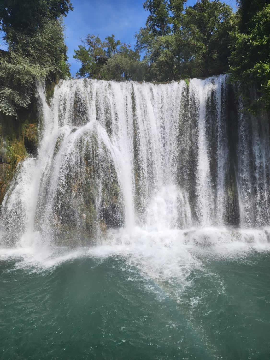 The Pliva waterfall in the centre of Jajce